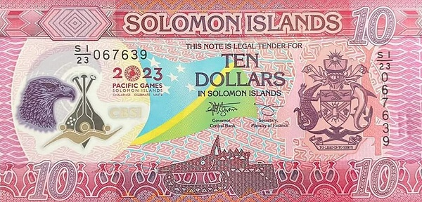 PN39 Solomon Islands - 10 Dollars (2023-Comm)